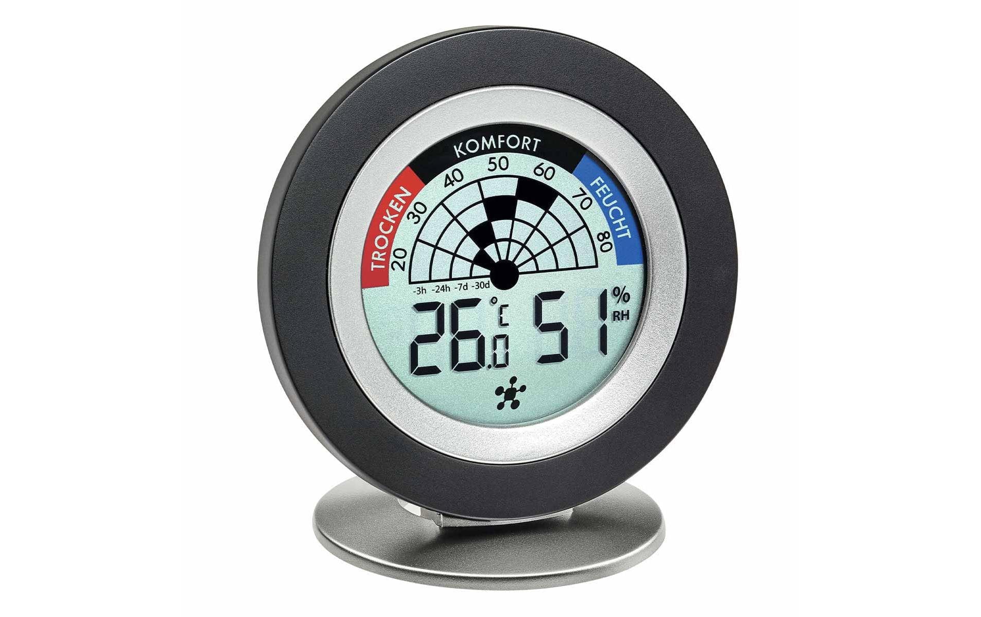 TFA-Dostmann WeatherHub SET8 – Wetterstation, innen/aussen, Hygrometer, inkl. Aussensensor – Weiss
