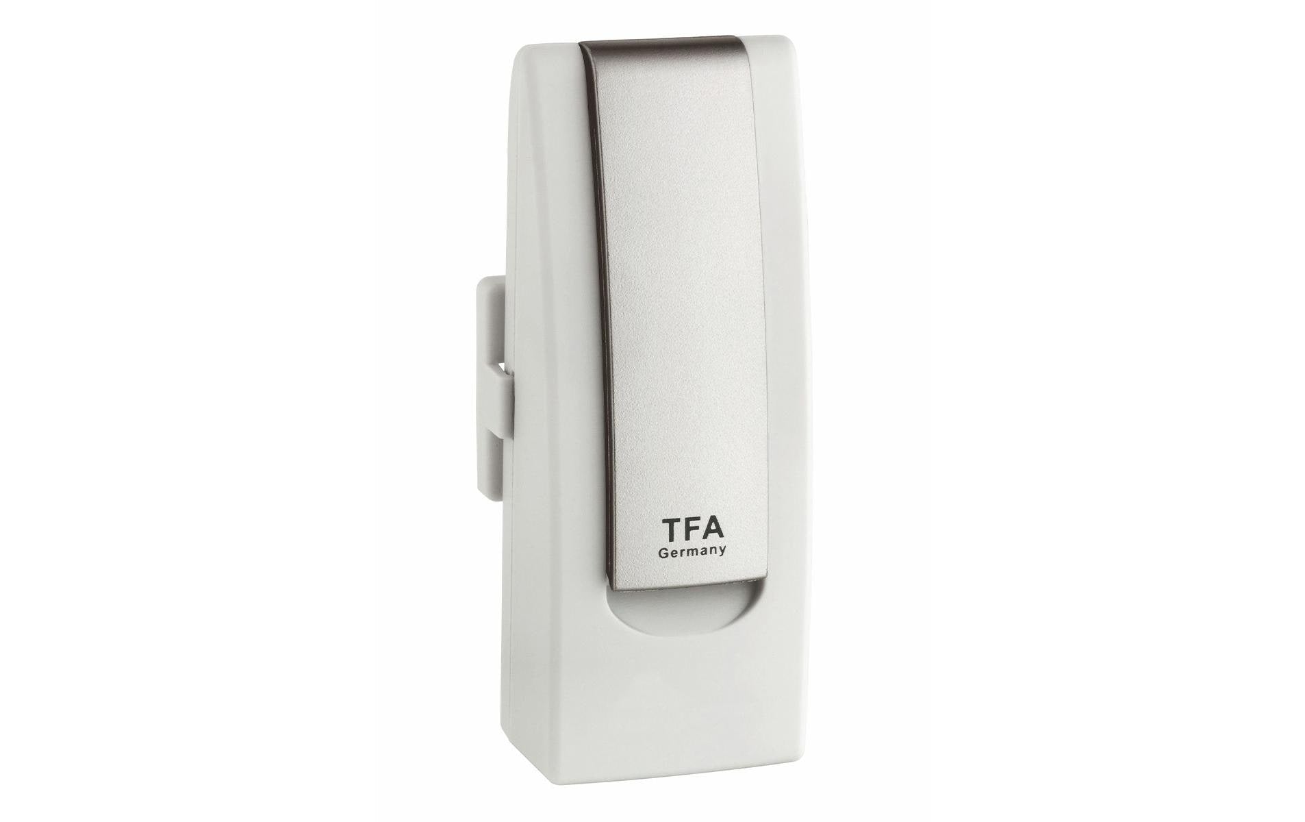 TFA-Dostmann WeatherHub SET8 – Wetterstation, innen/aussen, Hygrometer, inkl. Aussensensor – Weiss