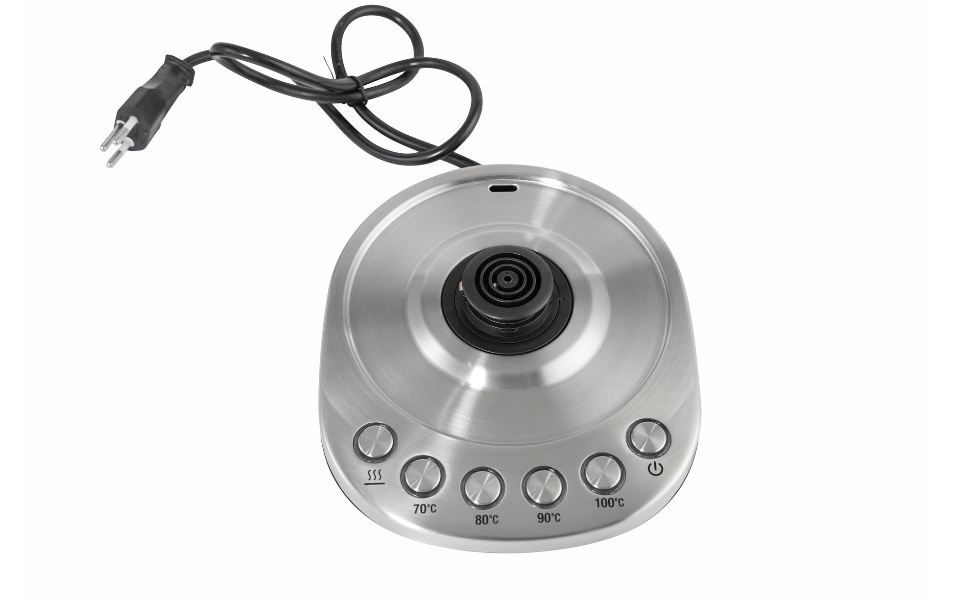 Furber. Furber – Wasserkocher 1,5 l, Warmhaltefunktion, 2200 W, Edelstahl, Silber