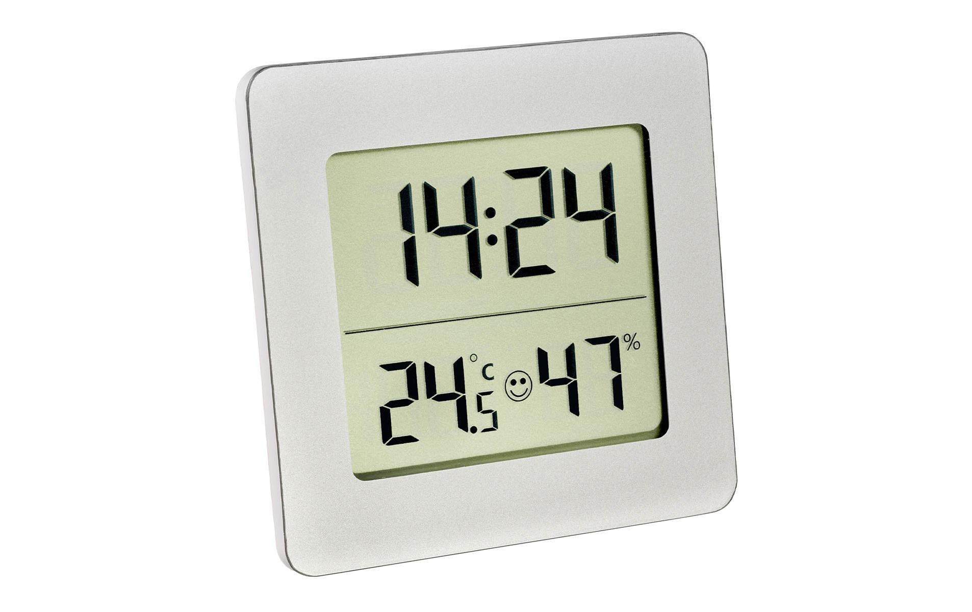 TFA-Dostmann 30.5038 – Thermo-/Hygrosensor, Funk, Display – Silber