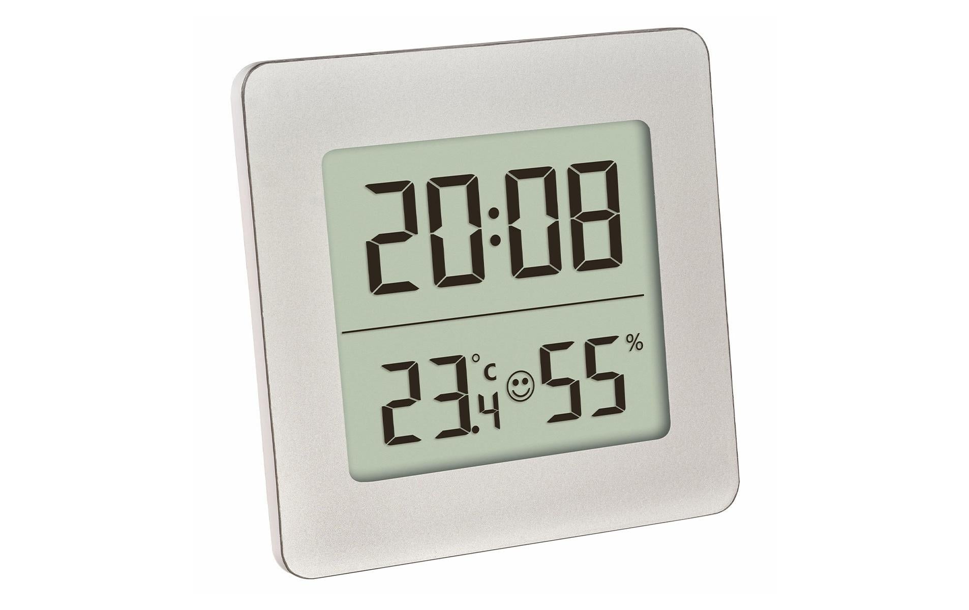 TFA-Dostmann 30.5038 – Thermo-/Hygrosensor, Funk, Display – Silber