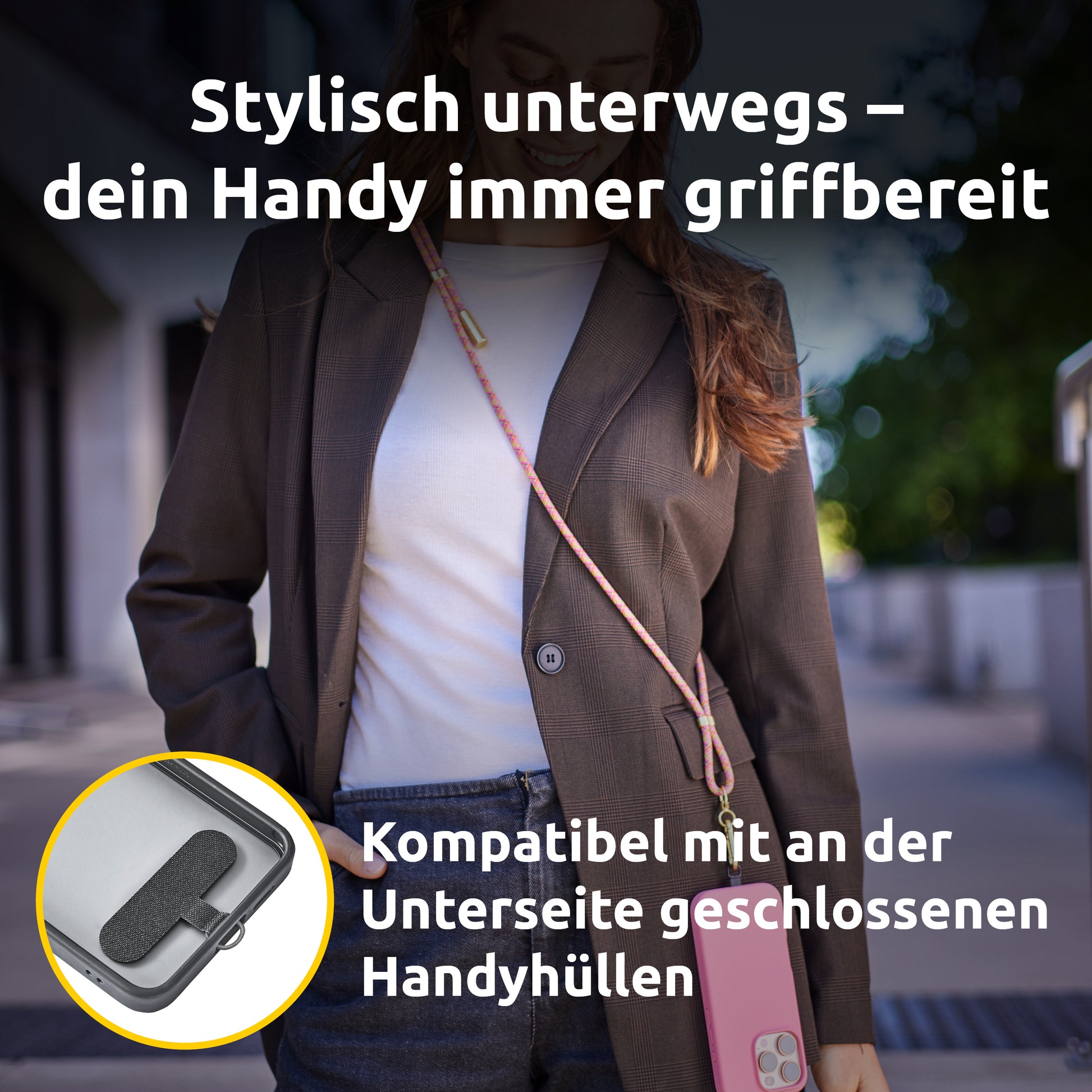 Intenso Kabel – USB-C auf USB-C 1,65 m, PD 60 W, Schlüsselanhänger