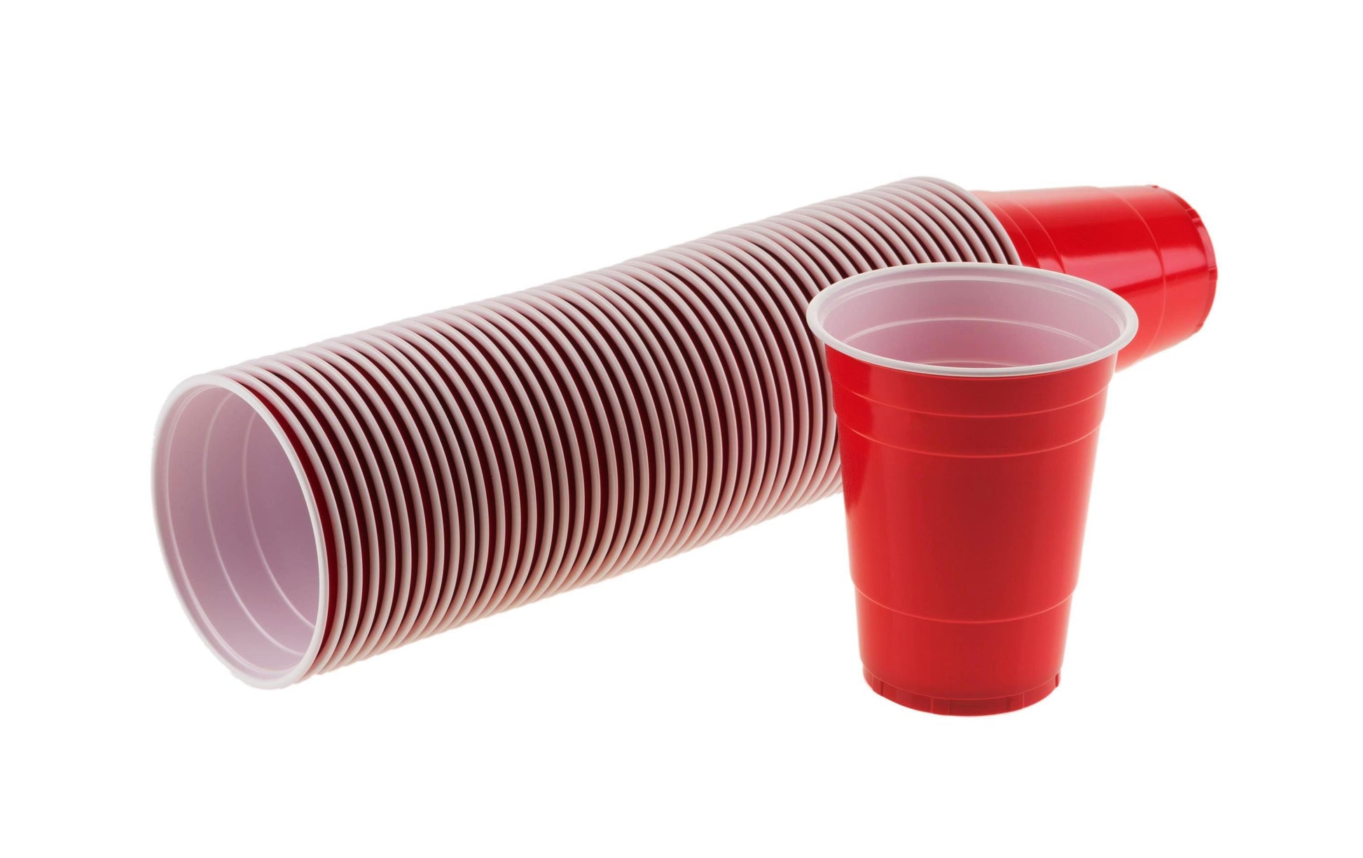 FTM Becher, Kunststoff – 4,7 dl, Rot – 50 Stk.