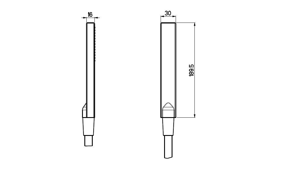 Nikles Handbrause – 150 cm, Edelstahl, Chrom