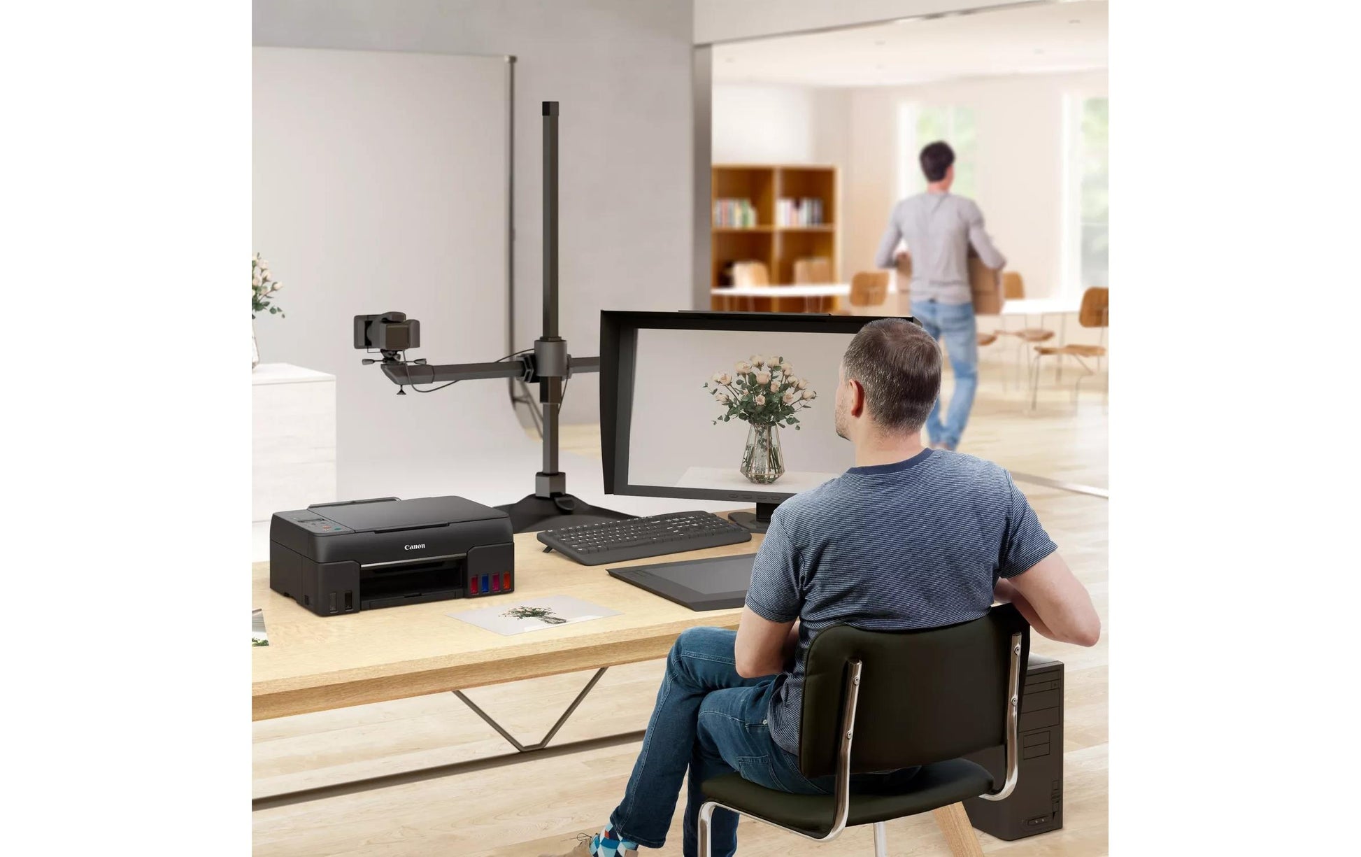 Canon PIXMA G650 – Farbiges Tintenstrahl-MFP A4, 3-in-1 – USB/WLAN