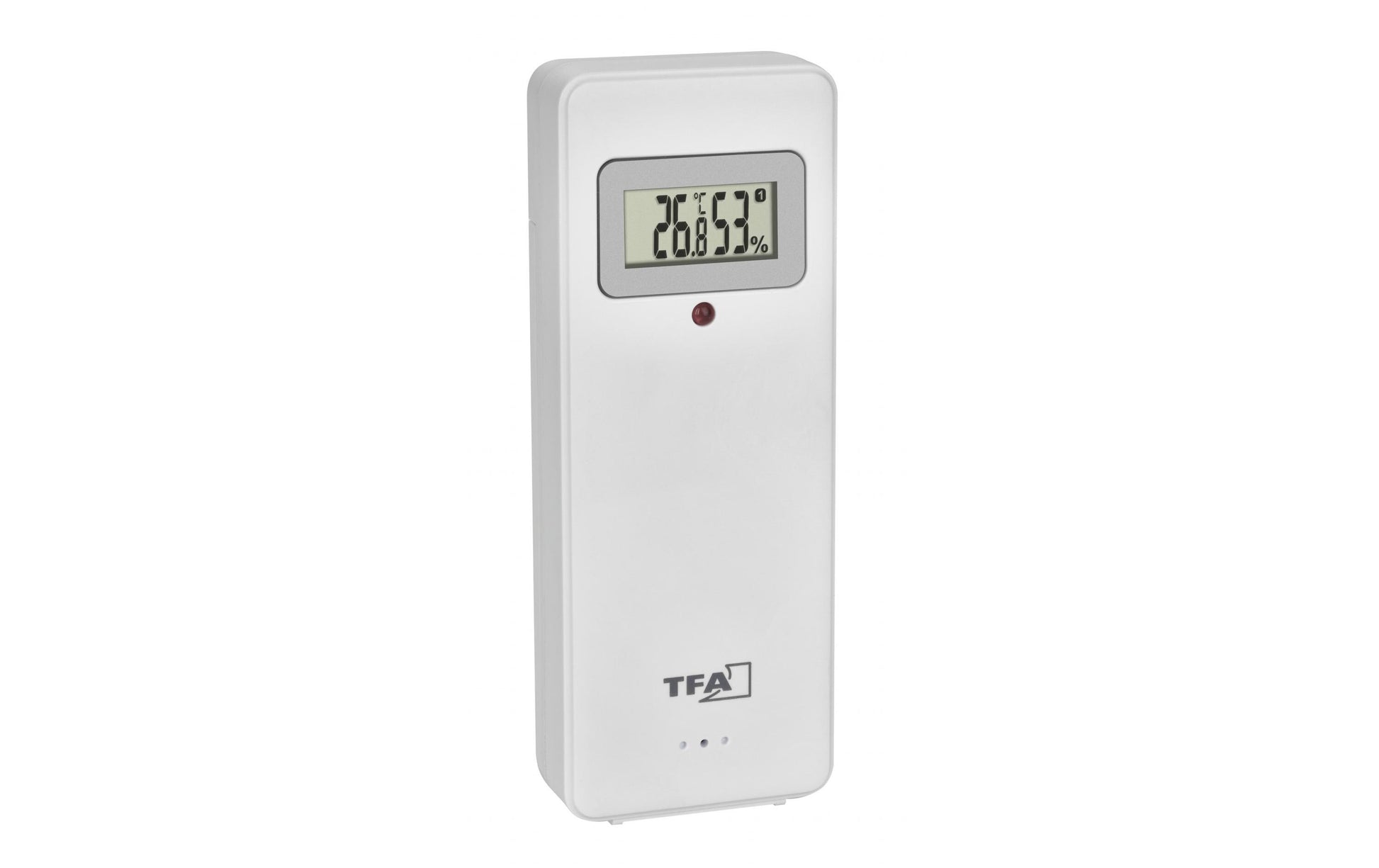 TFA-Dostmann ELEMENTS Temperatur-/Feuchtesensor – Kabellos (433 MHz), −50–70 °C, Innen/Aussen