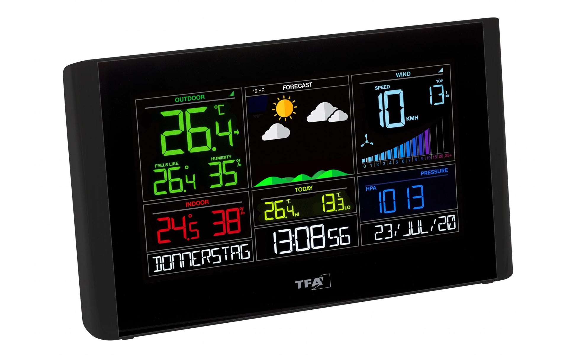 TFA-Dostmann VIEW BREEZE Temperatur-/Feuchtesensor – Kabellos (0,868 GHz), −40–60 °C, 10–99 %