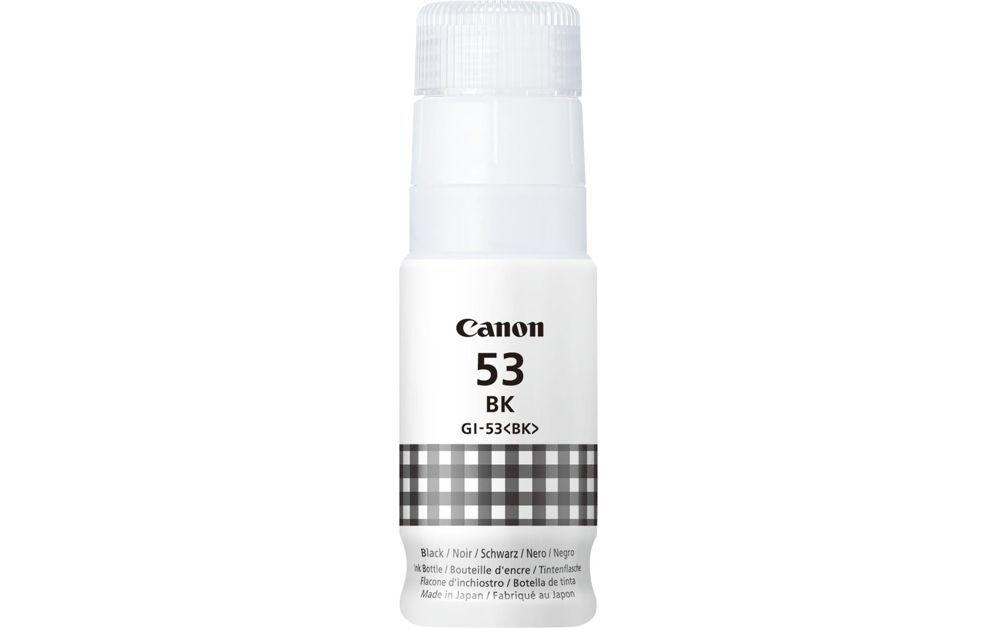 Canon Tintenpatrone GI-53, Schwarz, 60 ml – für Inkjetdrucker und Multifunktionsgeräte