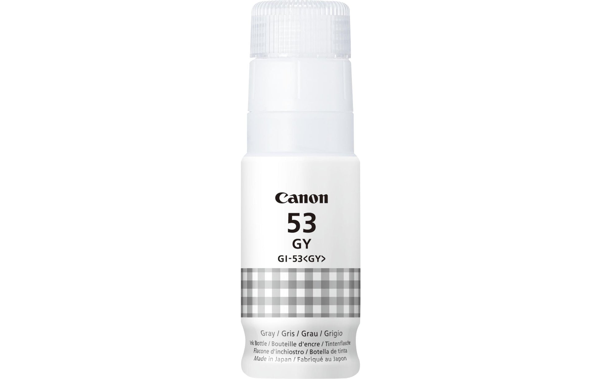 Canon Tintenpatrone GI-53, Grau, 60 ml – für Inkjetdrucker/Multifunktionsgeräte