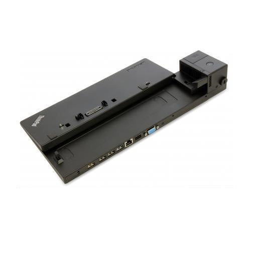 Lenovo 40A00065IT Dockingstation – 1× VGA, 4× USB-A, 65 W PD, GbE, für Lenovo