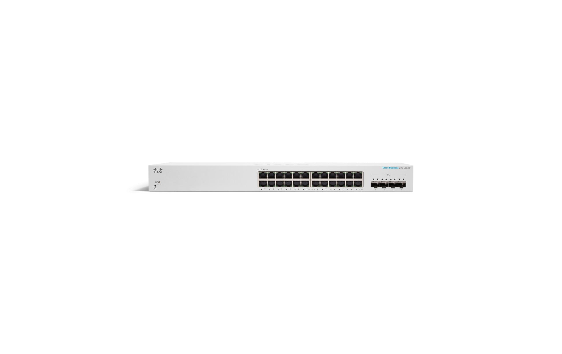Cisco CBS220-24T-4X – Managed Switch – 24×GbE, 4×10G SFP+, L2, 1U
