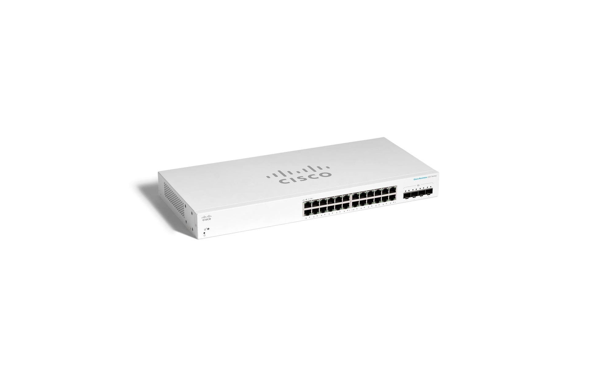 Cisco CBS220-24T-4G – Managed Switch – 24×GbE, 4×SFP, L2, 1U