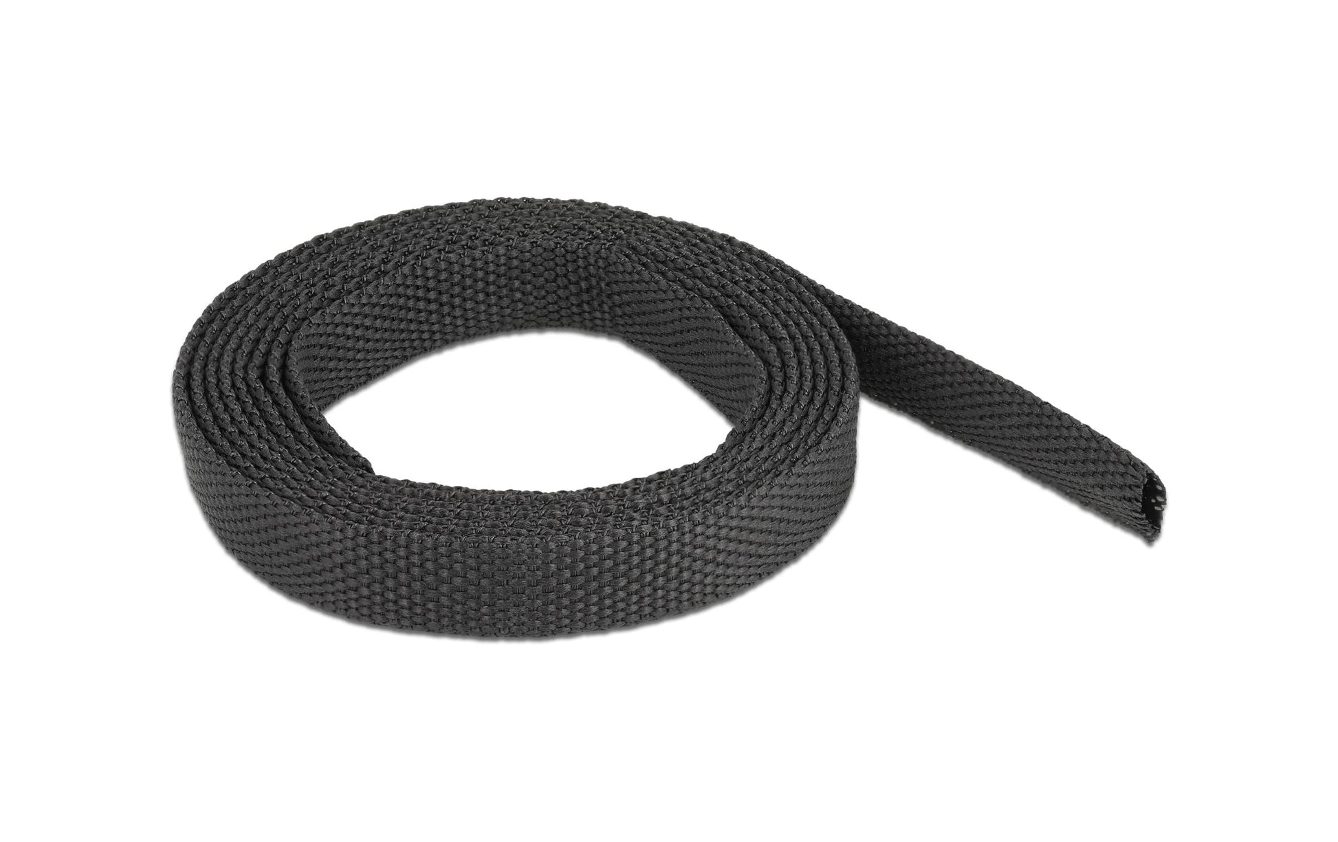 DeLOCK Gewebeschrumpfschlauch, Ø 6 mm × 2 m, Schrumpfungsrate 2:1 – schwarz