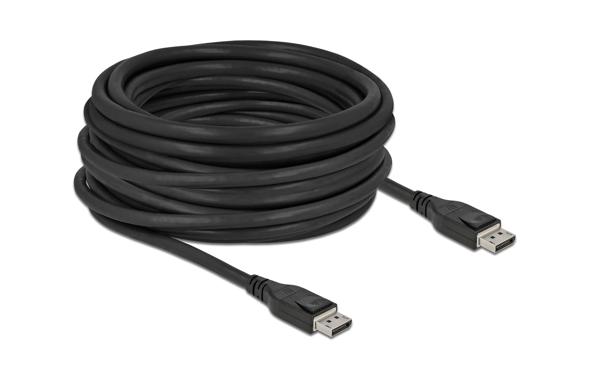 DeLOCK DisplayPort-zu-DisplayPort-Kabel – 12 m, DisplayPort 1.4, 8K 60 Hz, schwarz