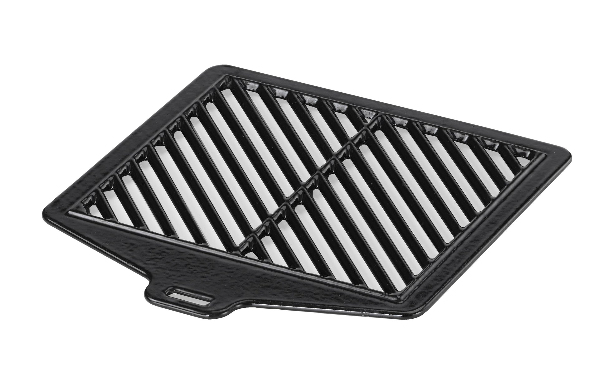 Trisa Grillrost XL – 30 × 27,5 cm, Gusseisen (emailliert), Schwarz – für BBQ Grill X-800