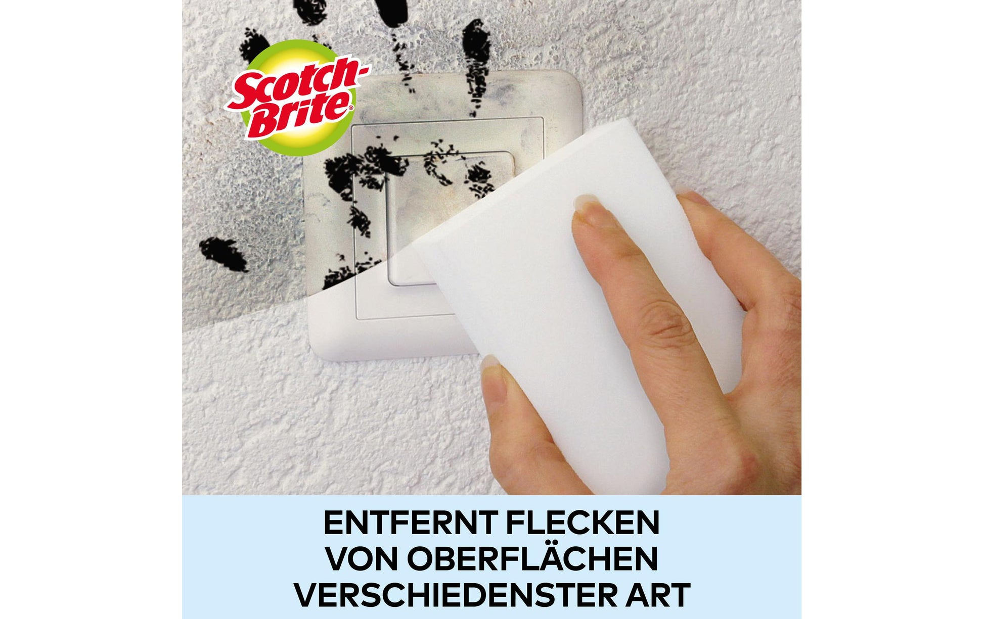 3M Universalschwamm Magic Pad – Kunststoff, 15,7 × 11 × 3 cm, weiss, 2 Stk.