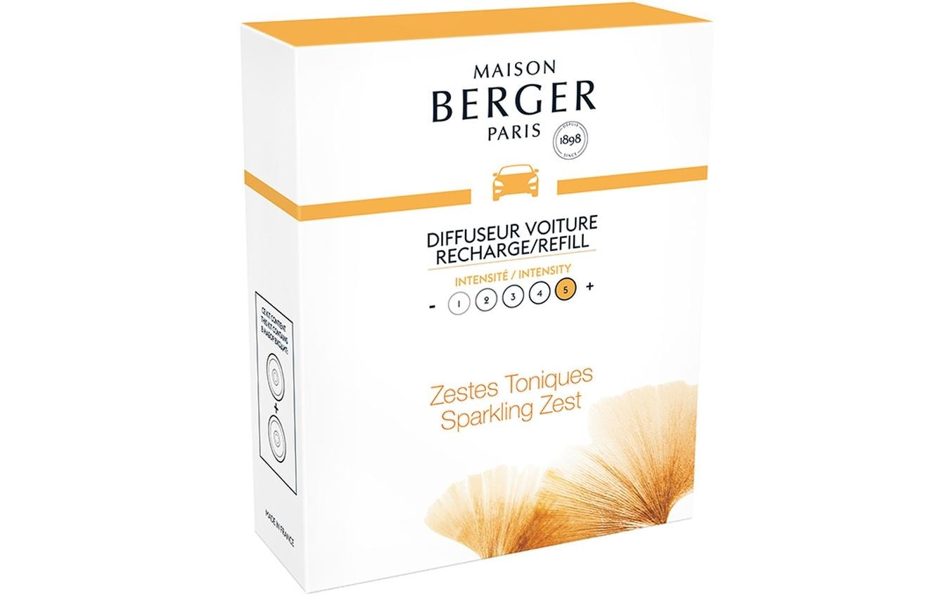 Maison Berger Paris Energy Zestes Toniques – Duftkartusche, 60 Tage, 2er-Pack