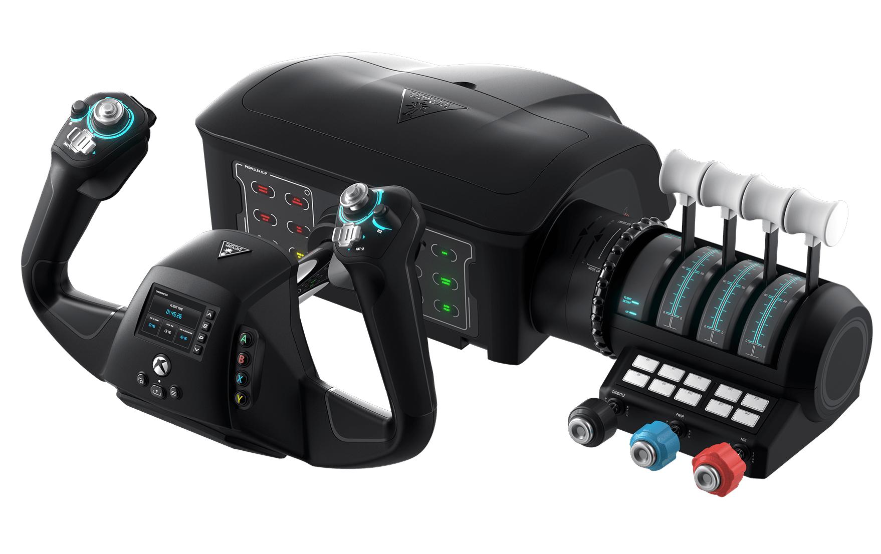 Turtle Beach VelocityOne Flight – Joystick – USB (kabelgebunden), Schwarz, für Xbox & PC