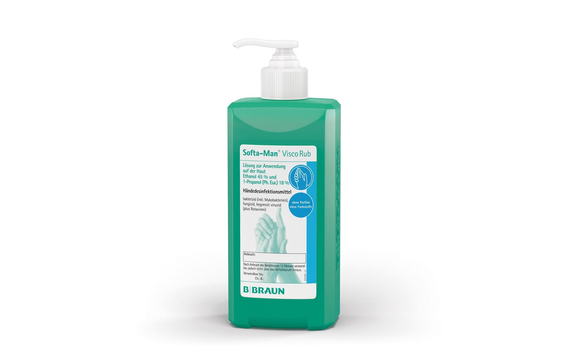 B. Braun Händedesinfektionsgel Softa-Man ViscoRub – Flasche – 500 ml