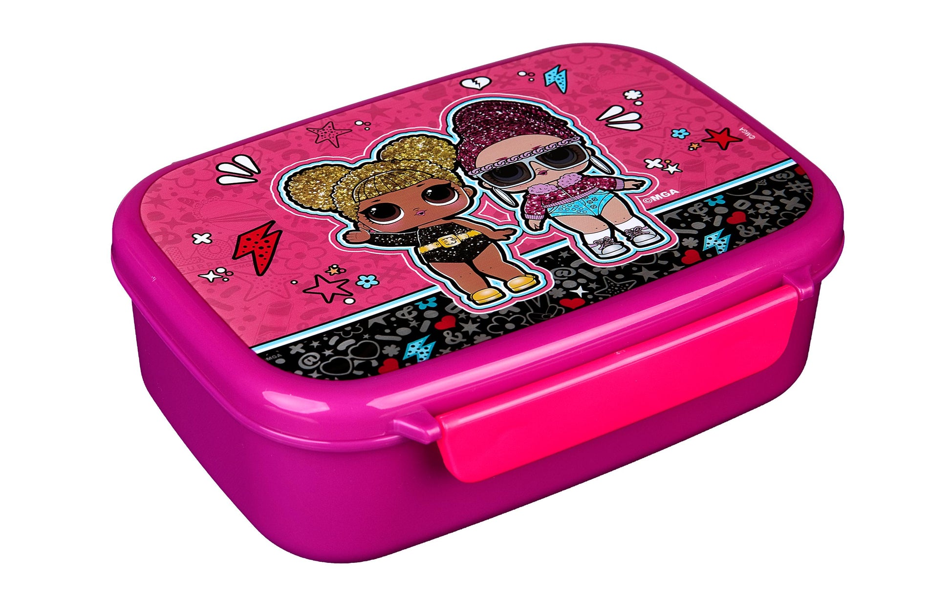 Scooli L.O.L. Surprise – Lunchbox, 18 × 6 × 13.5 cm, Kunststoff, Rosa