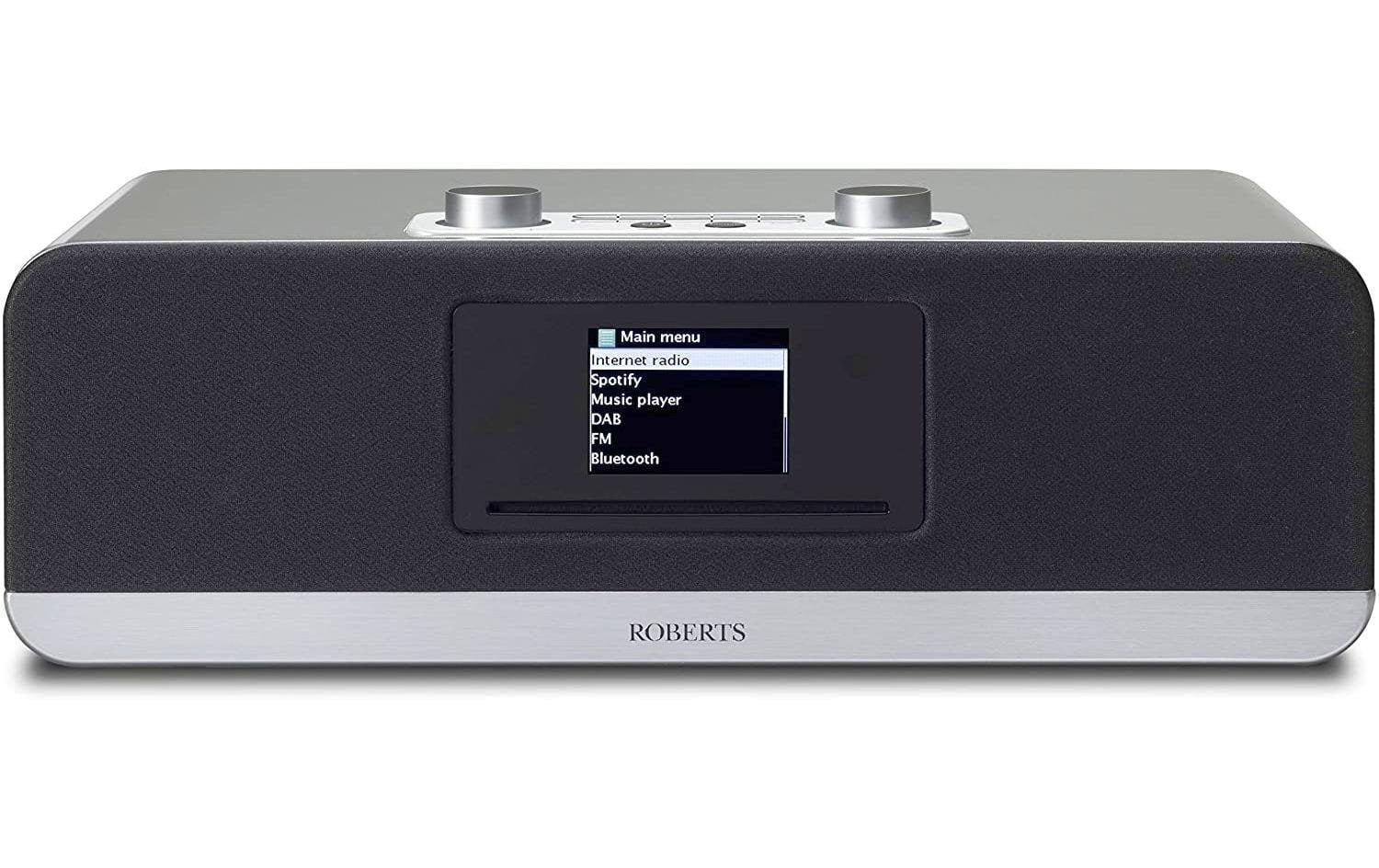 Roberts Radio Roberts Stream 67 – DAB-/Internetradio – Tischradio – DAB+, UKW, CD, Bluetooth – Silber