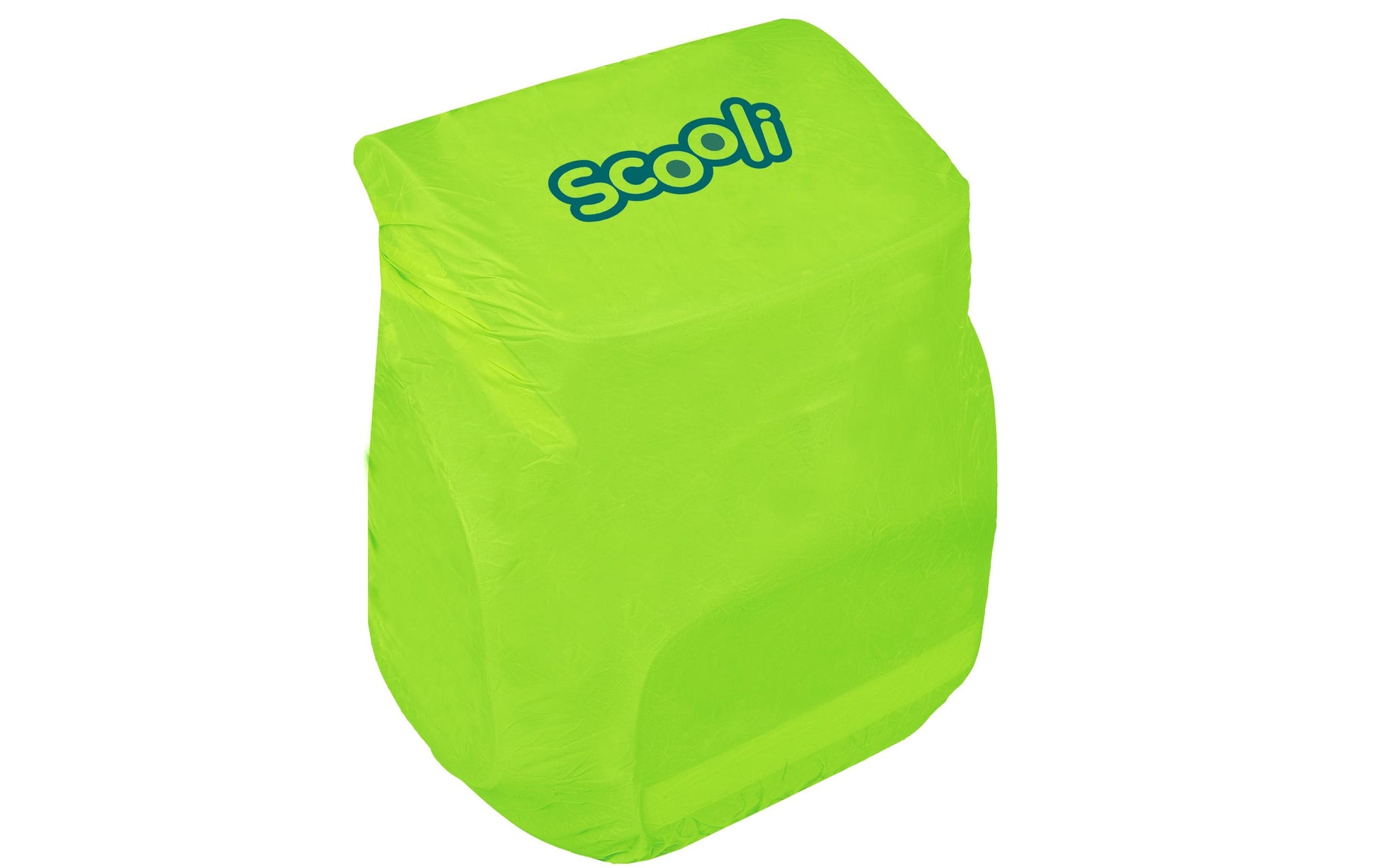 Scooli Rucksack-Regenschutz – reflektierend – Limette – SCOO5001