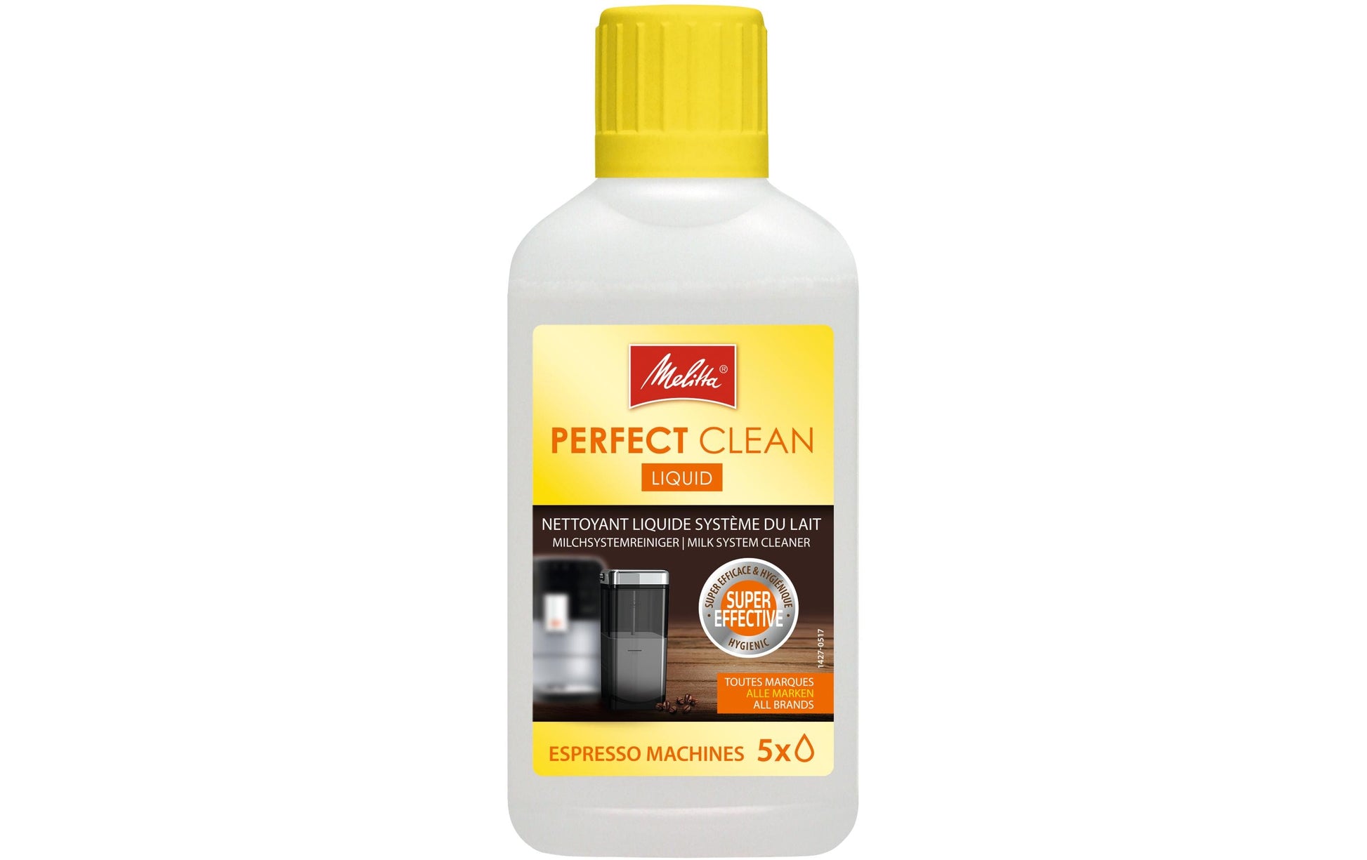 Melitta Perfect Clean Milchsystemreiniger für Kaffeemaschinen – Flüssigkeit – 250 ml