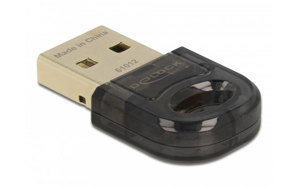 DeLOCK 61012 USB Bluetooth Adapter – Bluetooth 5.0, USB 2.0, A2DP – für Laptop