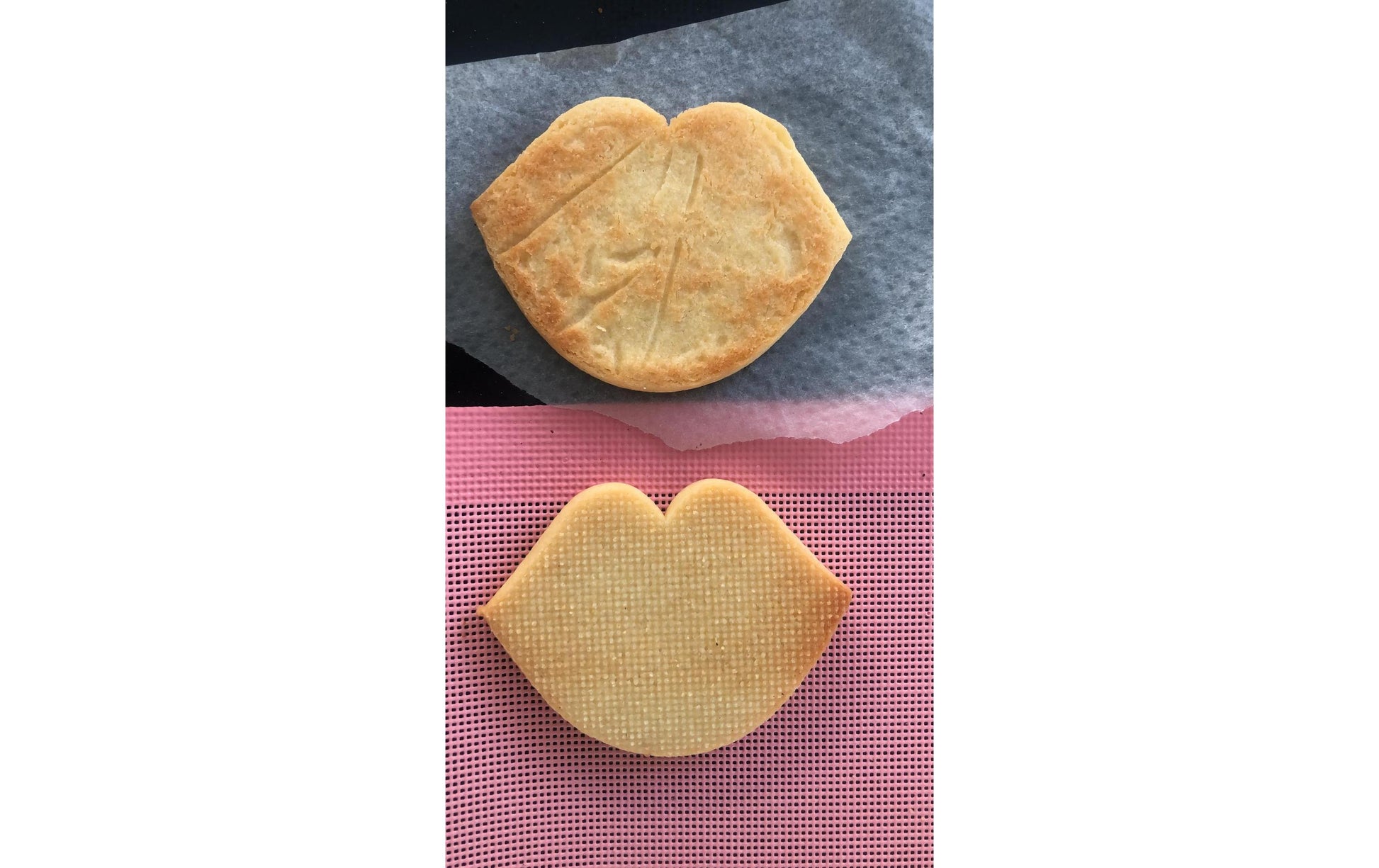 Cut my Cookies Backmatte 30 × 40 cm, Fiberglas/Silikon, Rosa