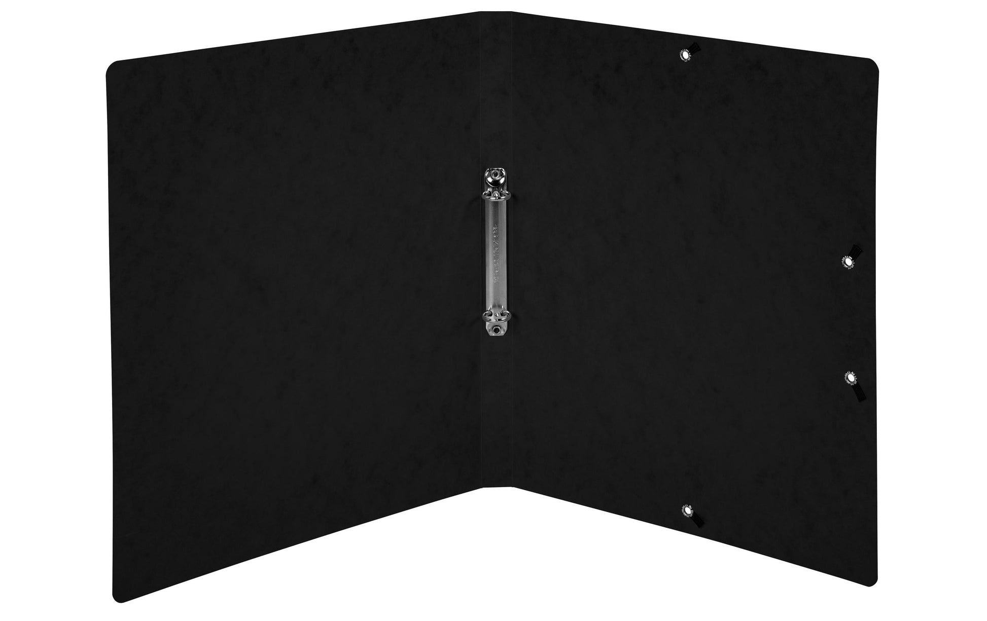 Exacompta Ringbuch – 2-O-Ring Ø 15 mm – für A4 – Rückenbreite 2 cm – Schwarz – Gummiband