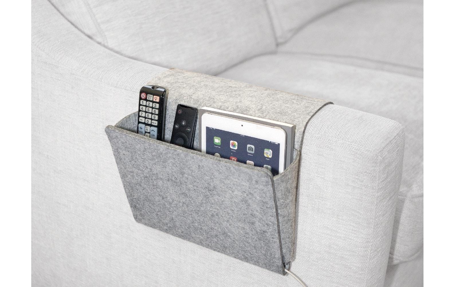 Kikkerland OR113 Aufbewahrungsbox – Filz – Grau – 270 × 830 × 270 mm