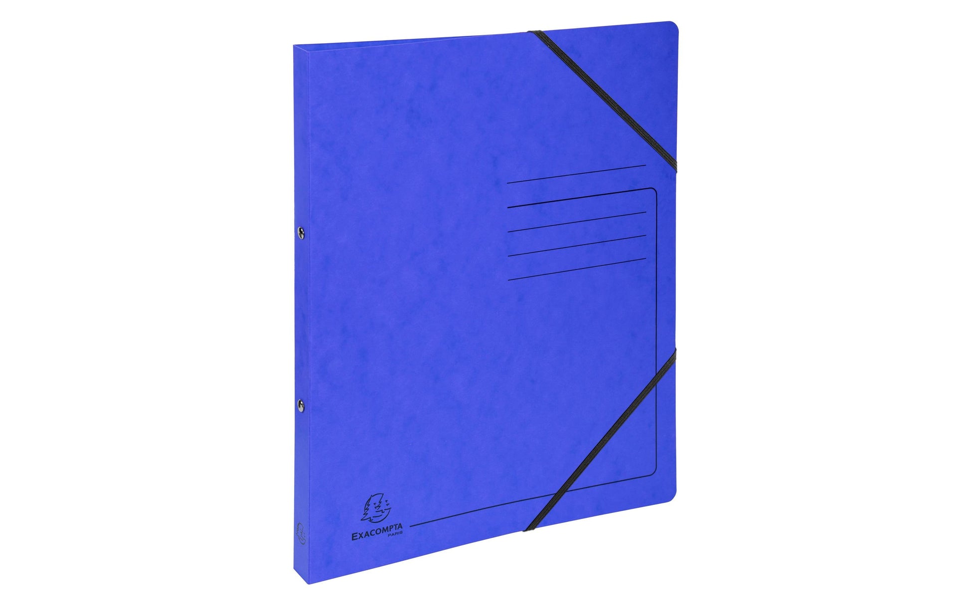 Exacompta 542552E Ringbuch – 2-Ring Ø 15 mm – für A4 – Rückenbreite 2 cm – Blau