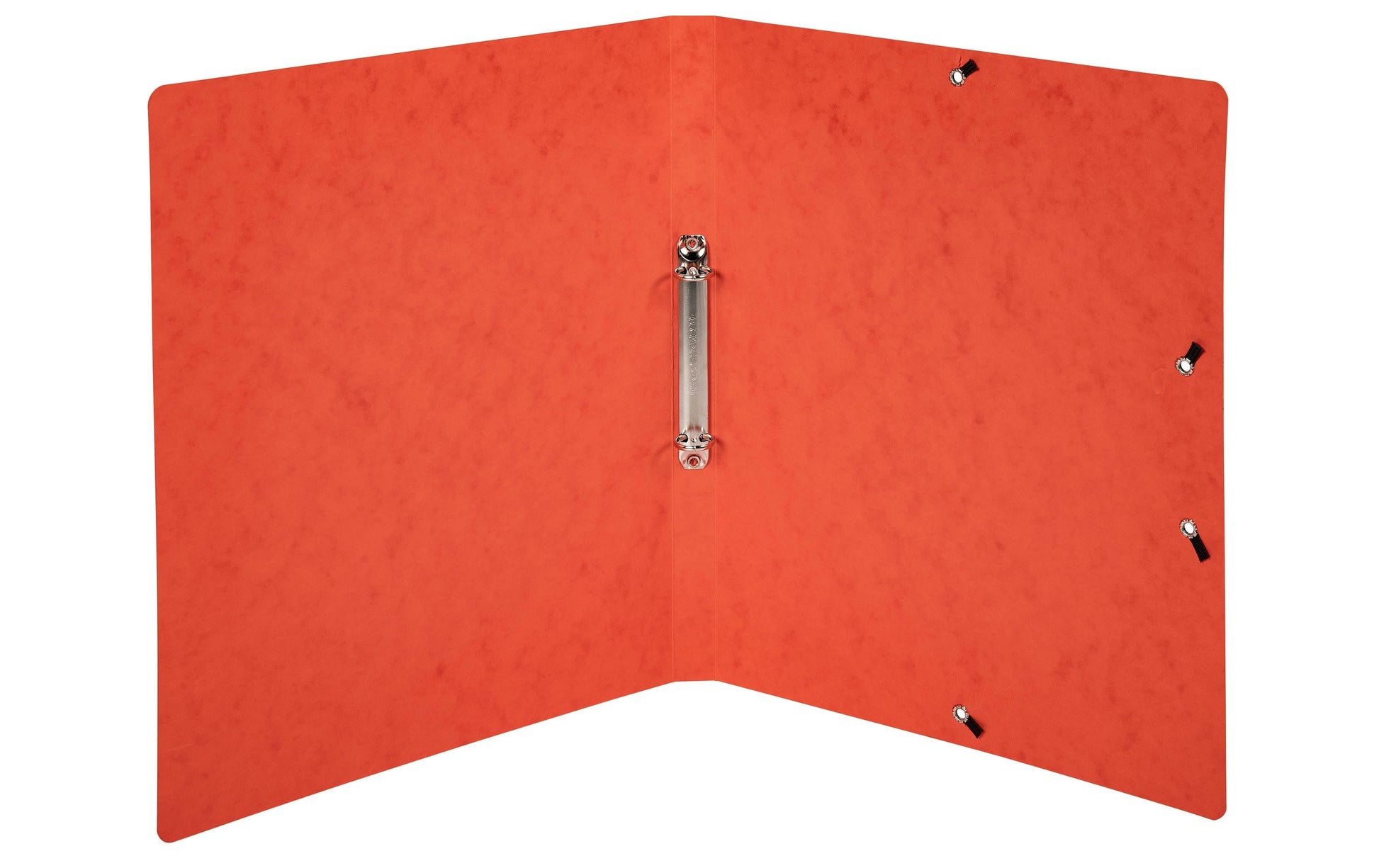 Exacompta Ringbuch – 2-O-Ring Ø 15 mm – für A4 – Rückenbreite 2 cm – Rot, Gummiband