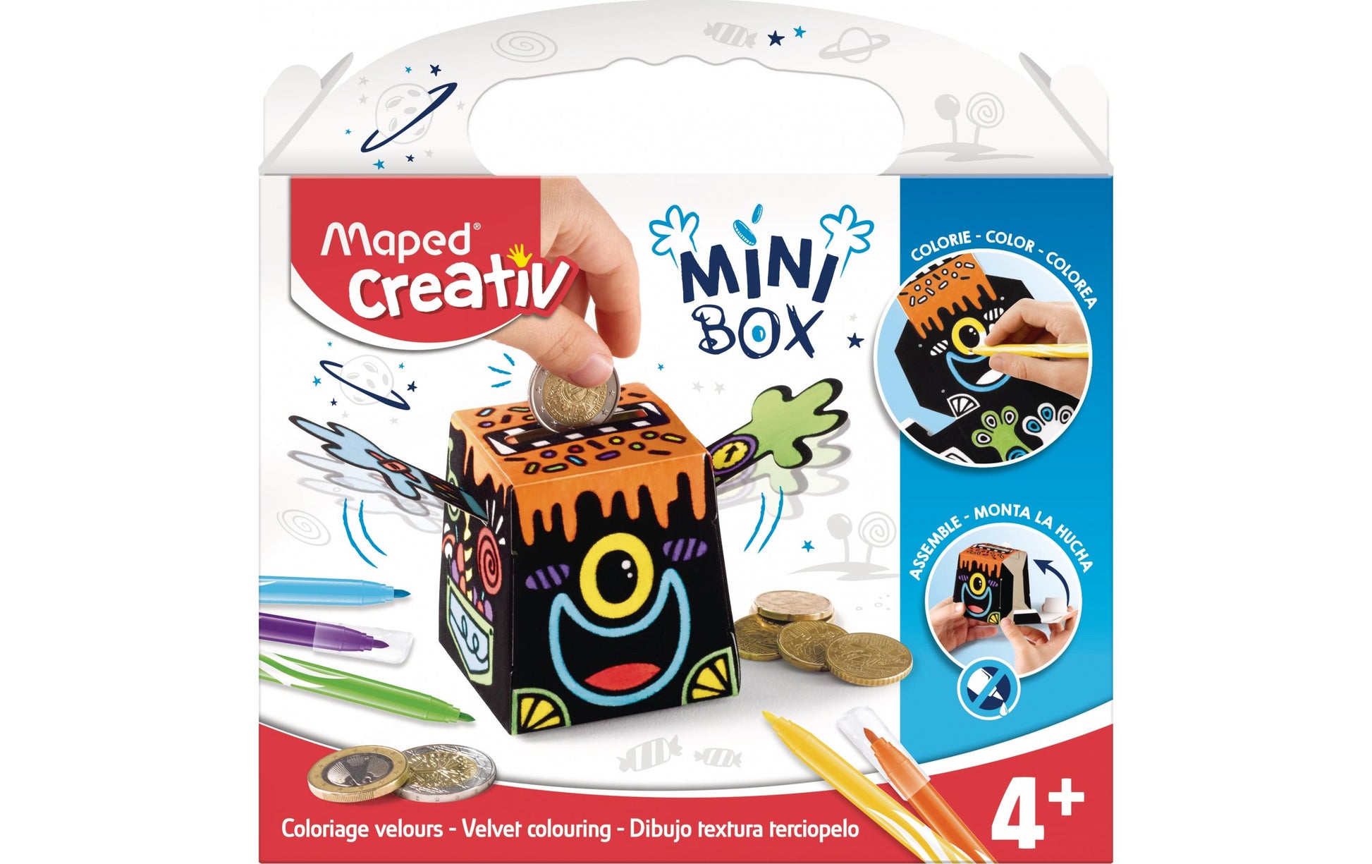 Maped Bastelset Spardose – 7-teilig – ab 4 Jahren