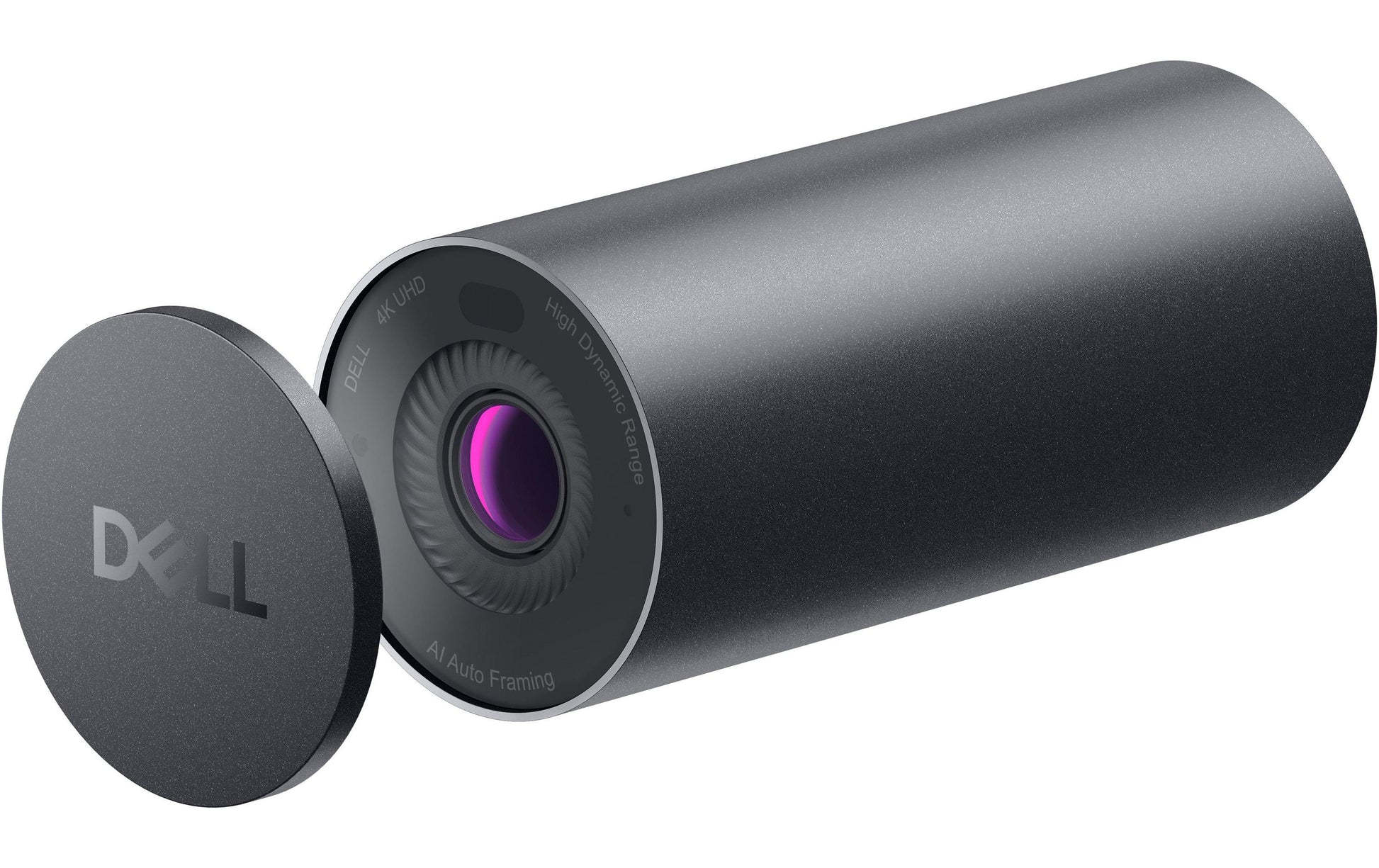 DELL UltraSharp Webcam WB7022 – Webcam – 4K, bis 60 fps, USB‑A, Autofokus, 5× digitaler Zoom, ohne Mikrofon