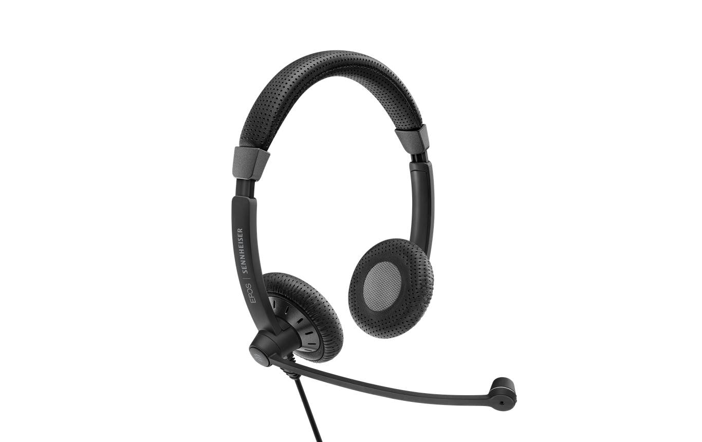 EPOS IMPACT SC 75 – Duo Headset – USB, 3,5 mm Klinke, Inline-Controller – für Microsoft Teams