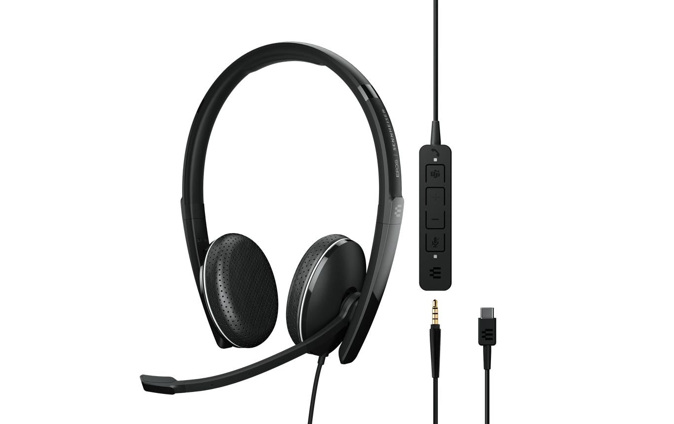 EPOS ADAPT 165T – Duo Headset – USB‑C, 3,5 mm Klinke