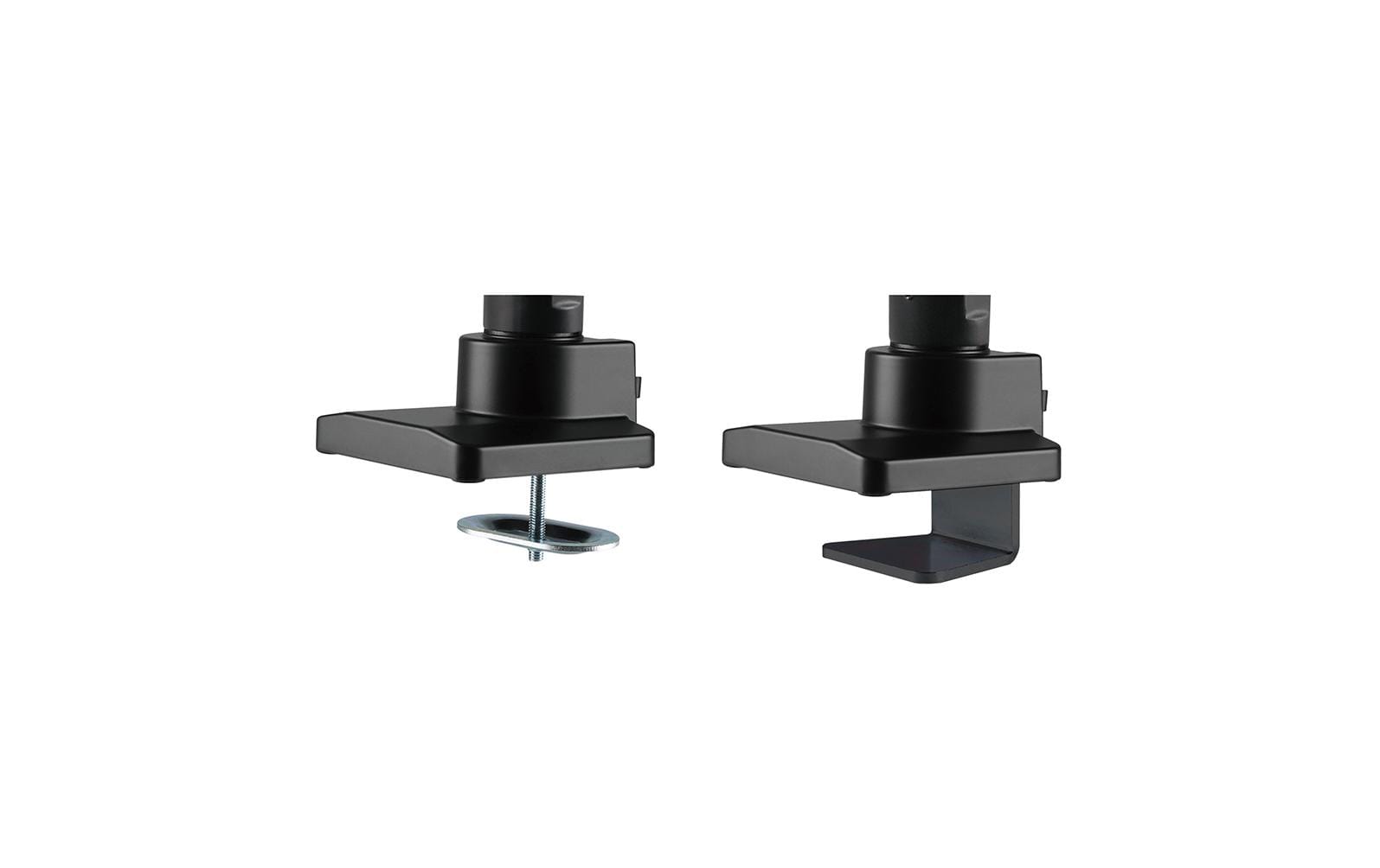 Neomounts D775 Blackplus – Monitorarm, Tischklemme, Tischdurchführung, bis 49", höhenverstellbar, Gasfeder
