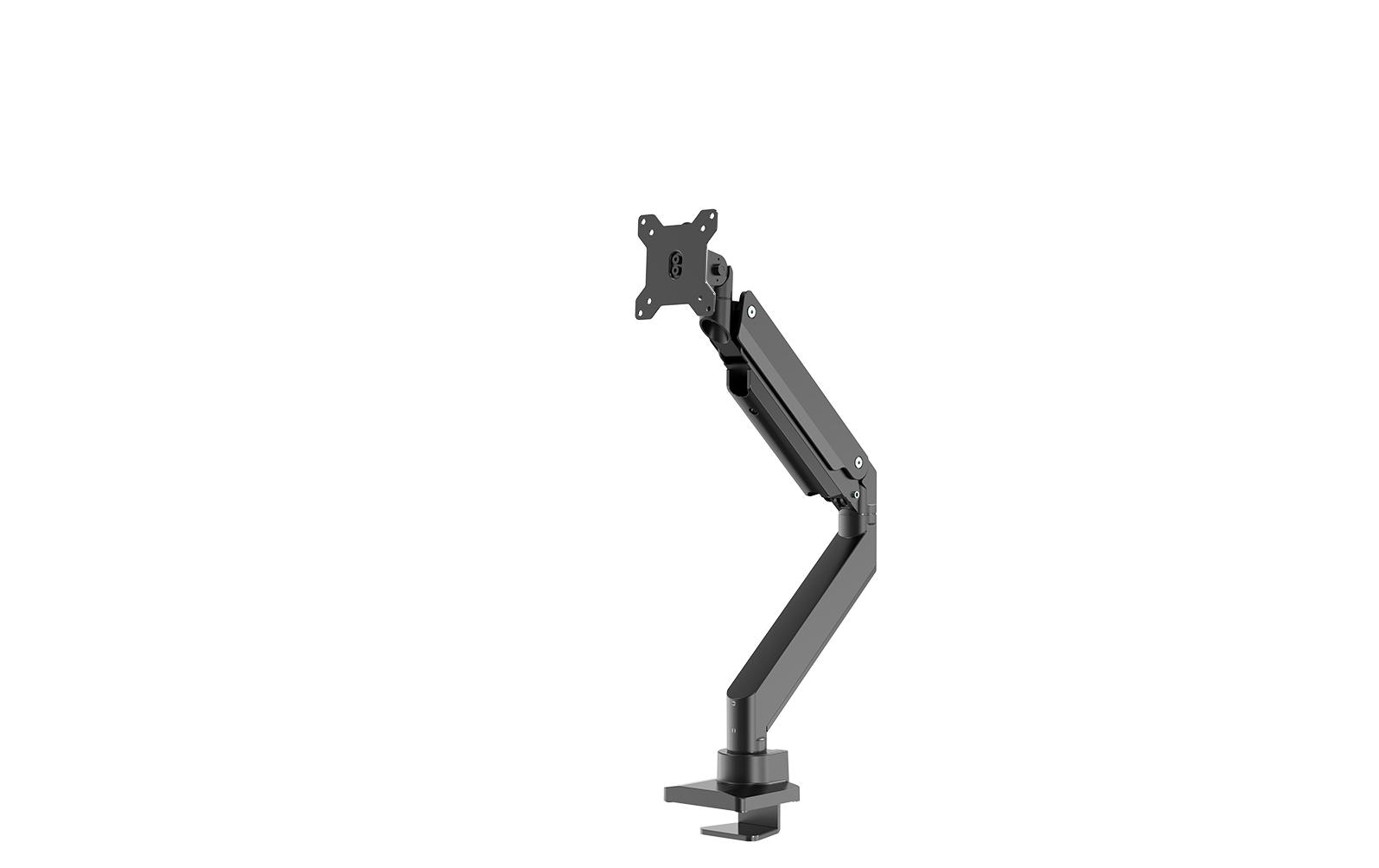 Neomounts D775 Blackplus – Monitorarm, Tischklemme, Tischdurchführung, bis 49", höhenverstellbar, Gasfeder