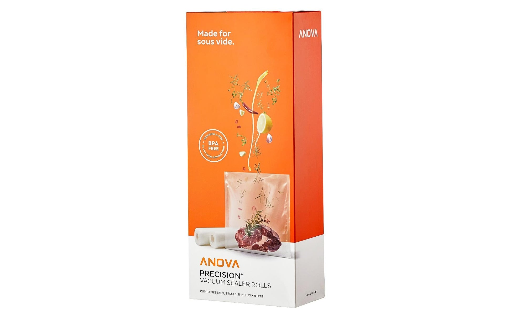 Anova Vakuumierrolle – 28 × 6 m – für Precision, 2 Rollen