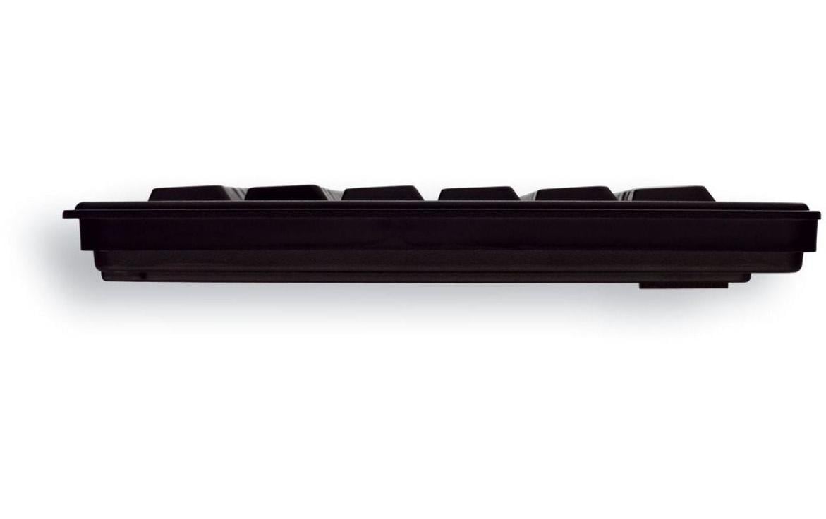 CHERRY G84-5400 XS – Tastatur, kabelgebunden (USB-A), CH-Layout (DE-CH), mit Trackball, schwarz