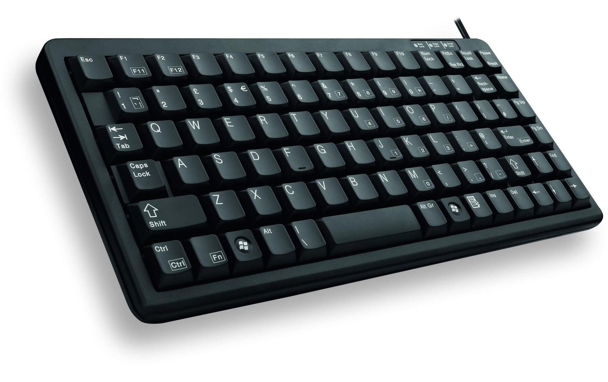 CHERRY G84-4100 – Tastatur, kabelgebunden, CH-Layout (DE-CH), mechanisch, schwarz