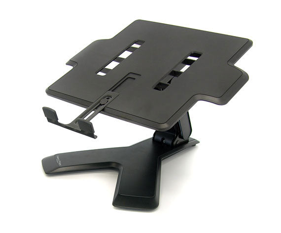 Ergotron Neo-Flex Laptop-Ständer – Höchstgewicht 6,4 kg, Höhenverstellung 15 cm – Schwarz