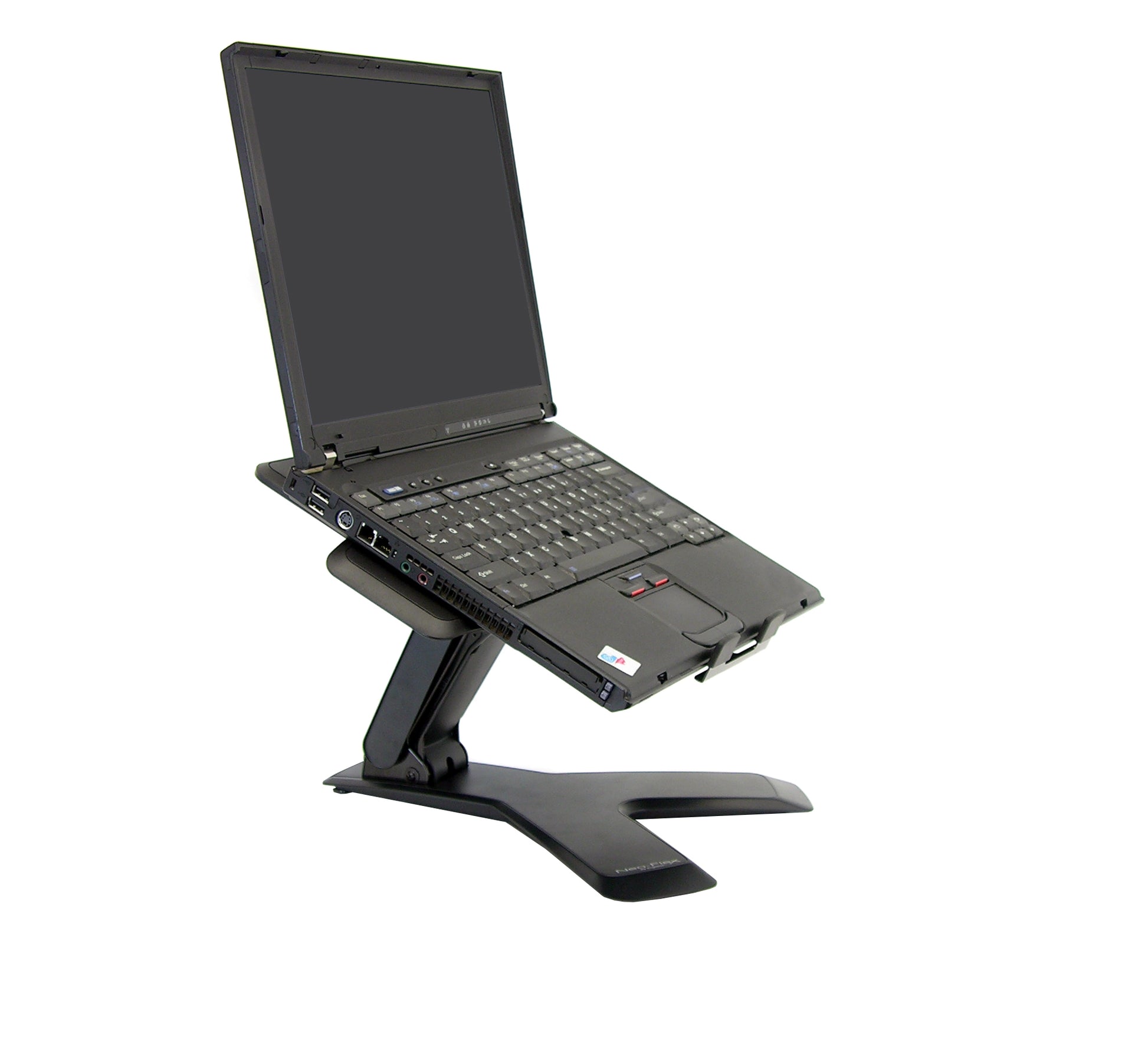 Ergotron Neo-Flex Laptop-Ständer – Höchstgewicht 6,4 kg, Höhenverstellung 15 cm – Schwarz