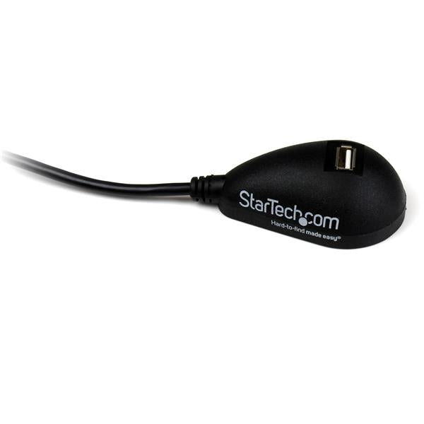 StarTech.com USB-A Verlängerungskabel (Stecker auf Buchse) – USB 2.0 – 1,5 m – Abgewinkelt – Schwarz