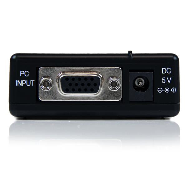 StarTech.com Adapter VGA zu Composite/S-Video – bis 1600 × 1200, 0,914 m, Schwarz