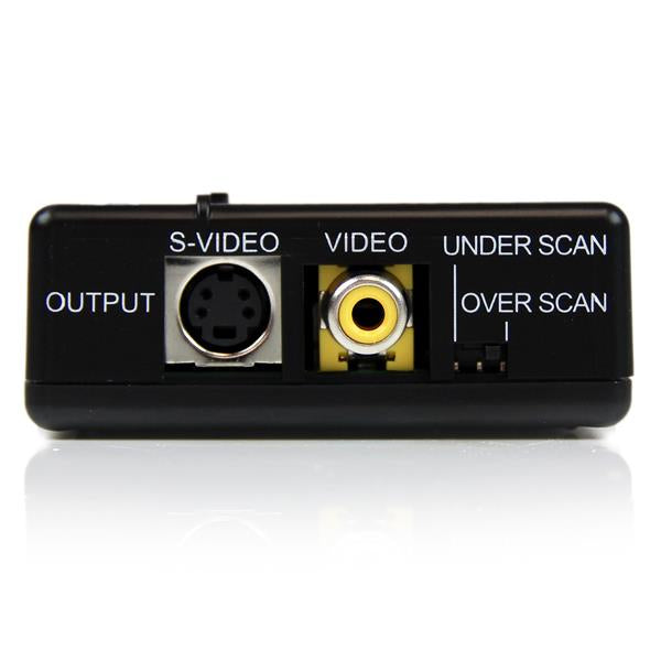 StarTech.com Adapter VGA zu Composite/S-Video – bis 1600 × 1200, 0,914 m, Schwarz
