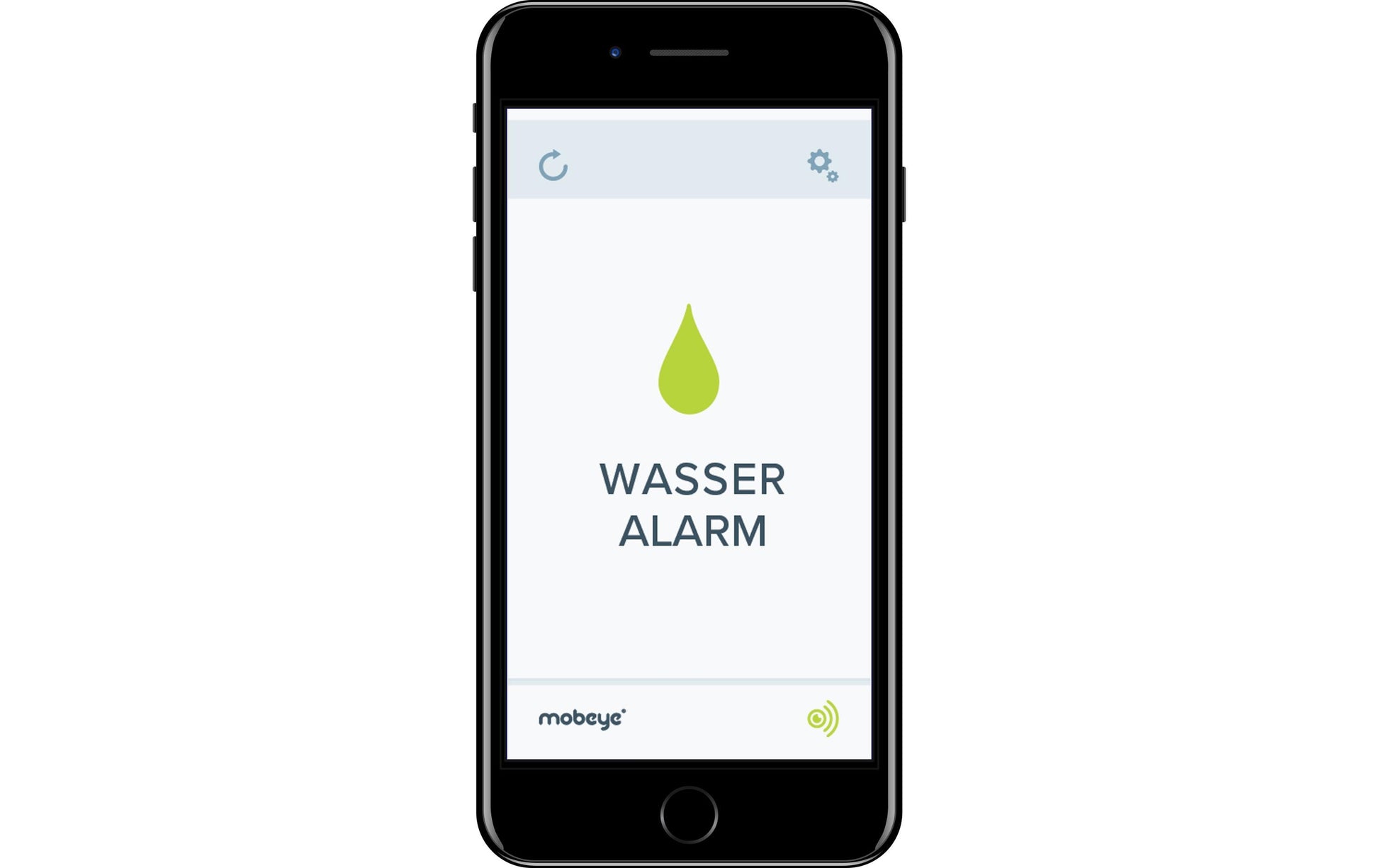 Mobeye WaterGuard CM4300FS – Wassermelder, 4G (LTE), CR123A Batterie – Grau