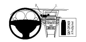Brodit ProClip – Auto-Halterung (passiv) – für Honda Accord (2009–2012)