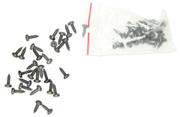 Brodit Selbstschneidschrauben – Ø 3 × 8 mm, Grau, 50 Stk.